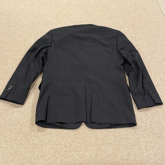 Brooks Brother Men Charcoal Gray 2-piece Suit Pants flat front Jacket 2-button - Picture 2 of 11